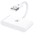 Adaptateur Sans Fil CarPlay pour iOS - USB, USB-C (Emballage ouvert - Excellent) - Blanc