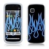 Neon Flames Skin pour Nokia 5230 - Bleu