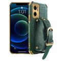 Coque 6D Crocodile Samsung Galaxy S21 5G avec Dragonne - Noire
