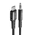 Câble audio Acefast USB-C vers prise 3,5 mm - 1,2 m - noir