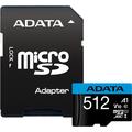 Carte mémoire Adata Premier microSDXC avec adaptateur SD AUSDX512GUICL10A1-RA1 - 512GB
