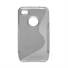 Etui En Silicone TPU Pour Apple iPhone 4 / 4S - Gris