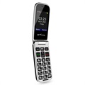 Artfone F20 Téléphone pour Séniors - 2G, Double SIM, SOS - Noir