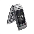 Artfone G6 Téléphone pour Séniors - 3G, Double écran, SOS - Gris