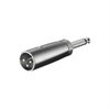 Adaptateur Audio XLR � 3 broches / 6,35 mm