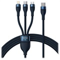 Câble de Charge Rapide Baseus Flash Series II 3-en-1 - 1.5m - Bleue