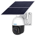 Caméra de Sécurité Escam QF724 Étanche et Alimentée par Énergie Solaire - 3.0MP, 30000mAh (Emballage ouvert