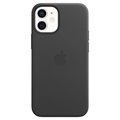 Coque en Cuir avec MagSafe Apple MHKA3ZM/A pour iPhone 12 Mini - Noire