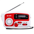 Radio d\'urgence Portable Multifonctionnelle à Manivelle RD-639
