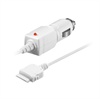 Chargeur de Voiture pour iPhone, iPhone 3G, 3GS, iPhone 4, iPhone 4S - Blanc