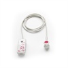 Oreillette Bluetooth Novero Soho Fashion - Blanche / Rose