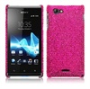 Coque Clipsable Diamante pour Sony Xperia J - Rose Vif