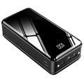 Batterie Externe Rapide Triple USB 50000mAh - PD 18W (Emballage ouvert - Acceptable) - Noir