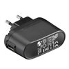 Chargeur / Adaptateur Voyage USB - Noir