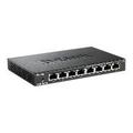 D-Link DES 108 Commutateur de Bureau Fast Ethernet non Géré à 8 Ports - Noir