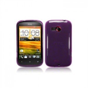 Coque pour HTC Desire C silicone violet