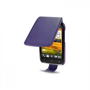 Housse rabat HTC Desire C cuir