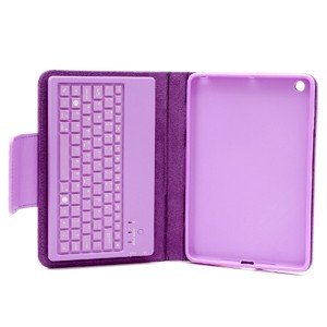 étui en cuir avec coque rigide et clavier pour ipad mini