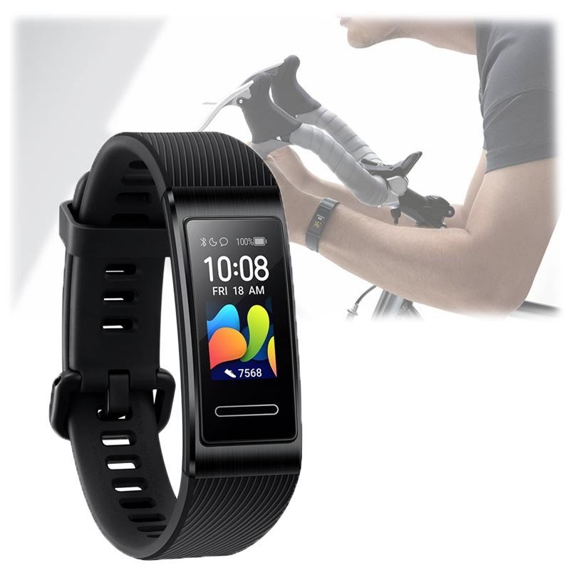 Tracker d'activité résistant à l'eau Huawei Band 4 Pro Tracker d'activité résistant à l'eau avec fréquence cardiaque et GPS Huawei Band 4 Pro
