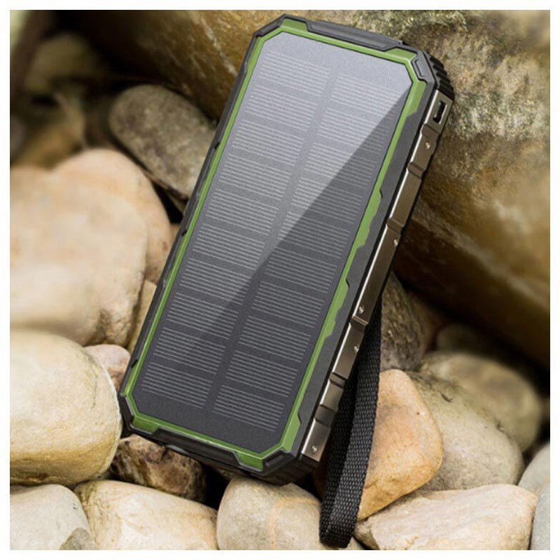 Chargeur solaire / power bank résistant à l'eau