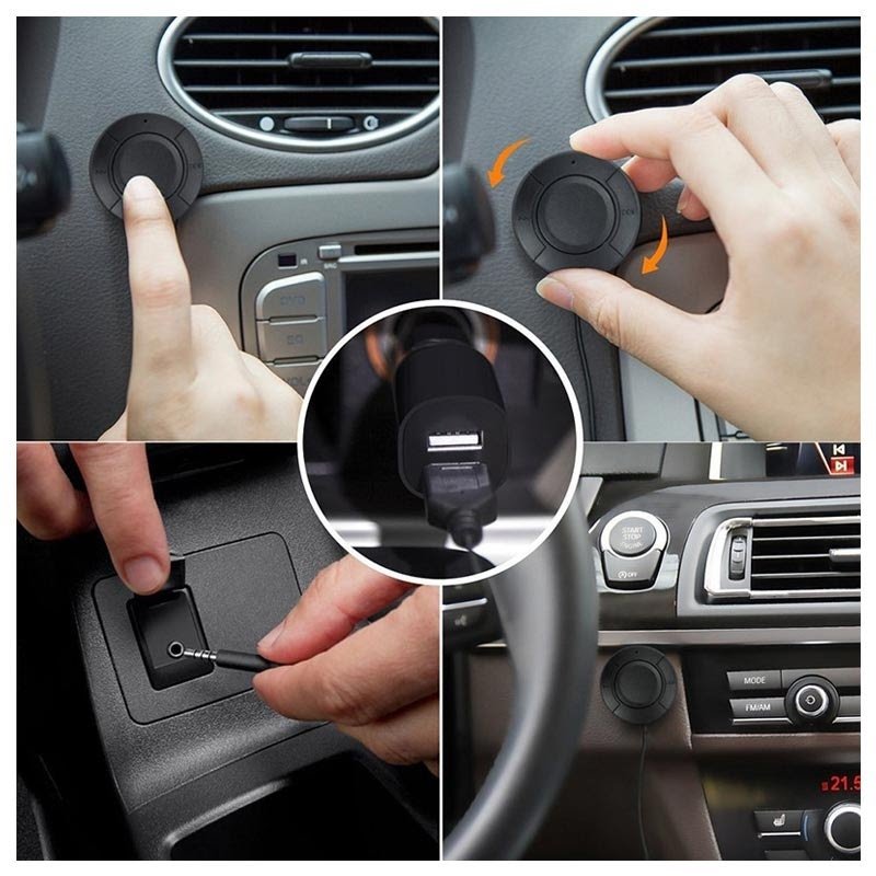Kit voiture mains-libres universel Kit voiture mains-libres universel noir