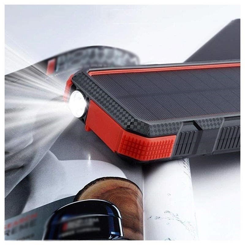 Batterie externe solaire et chargeur Qi Batterie externe solaire / Chargeur Qi