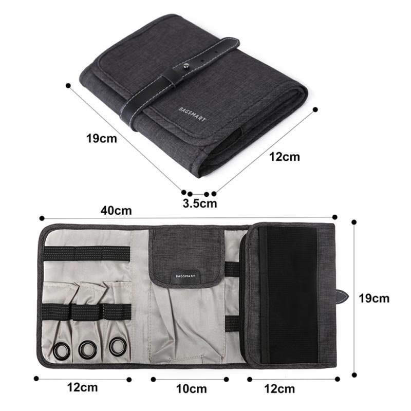 Étui de rangement / voyage à 2 couches Bagsmart Belmont Étui de rangement Bagsmart Belmont