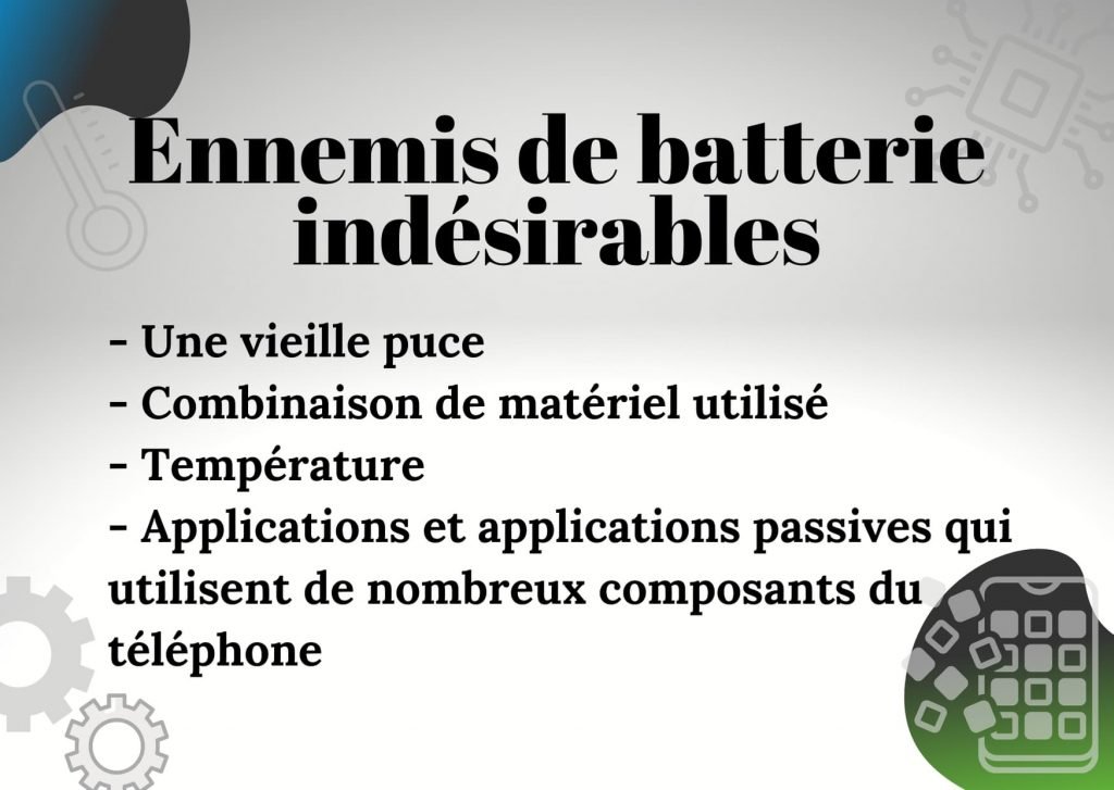 Ennemis de la batterie