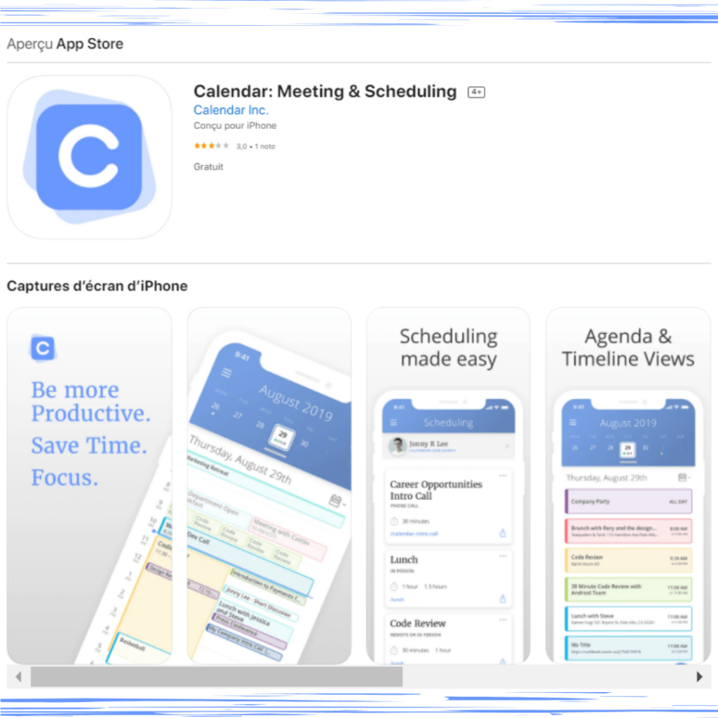 Application Calendar