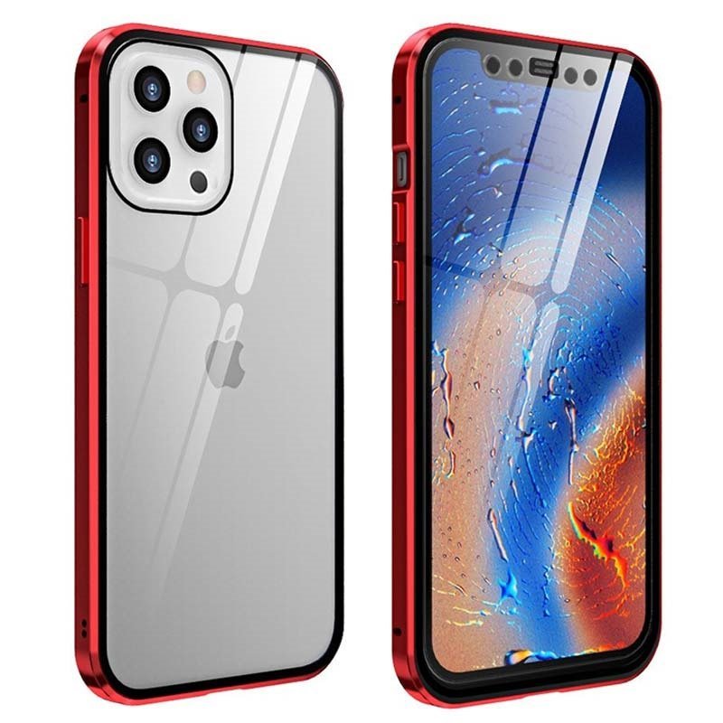 Coque magnétique avec verre trempé iPhone 12