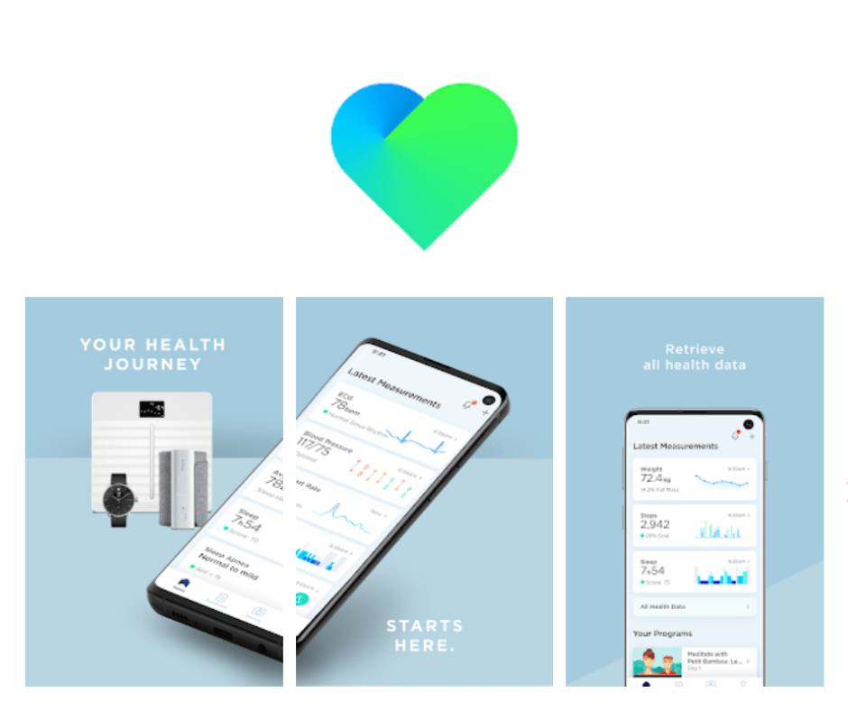 Application Withings Health Mate