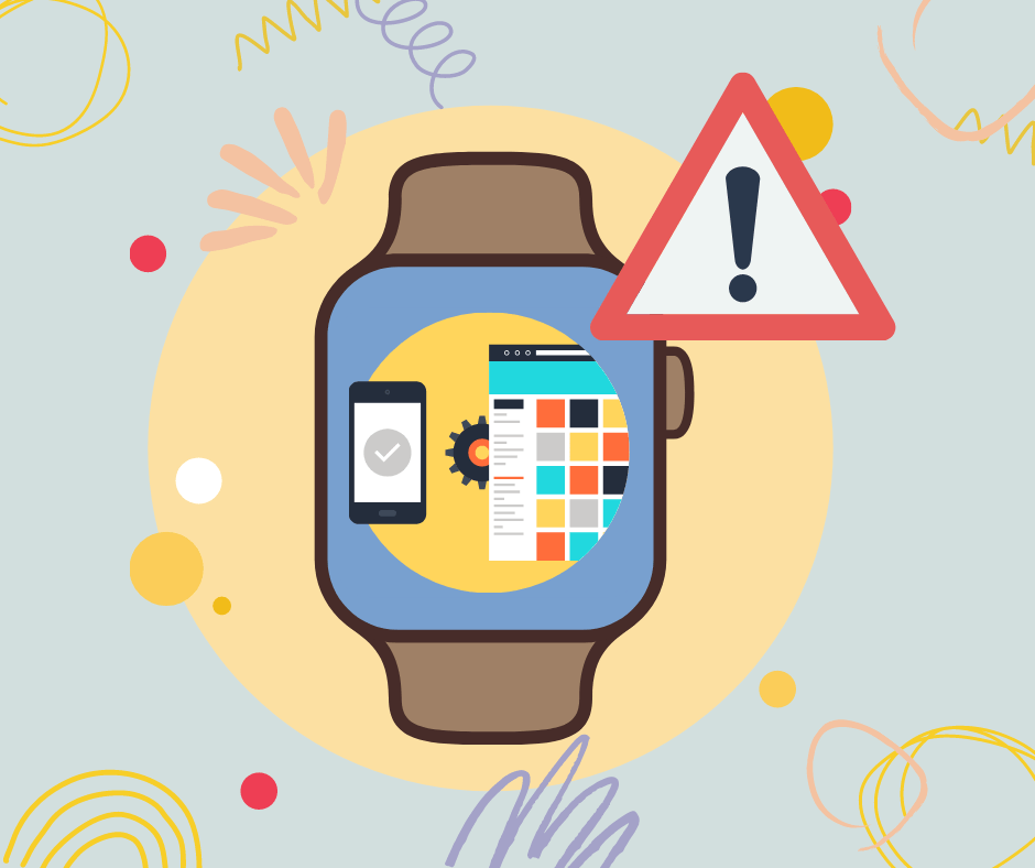 Problèmes d'applications d'iWatch