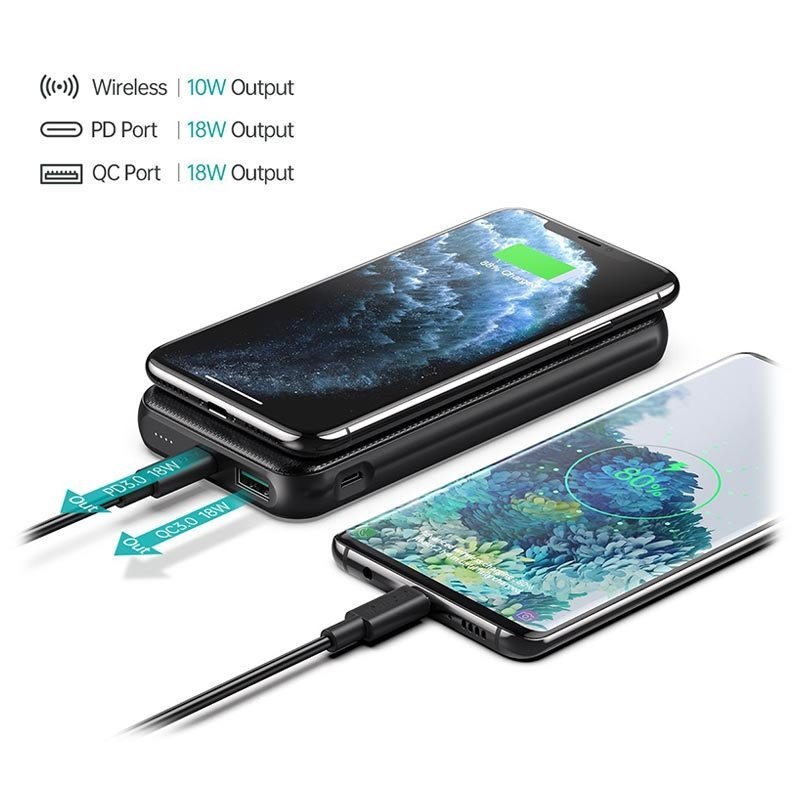 Batterie externe et chargeur rapide Powerbank et chargeur rapide