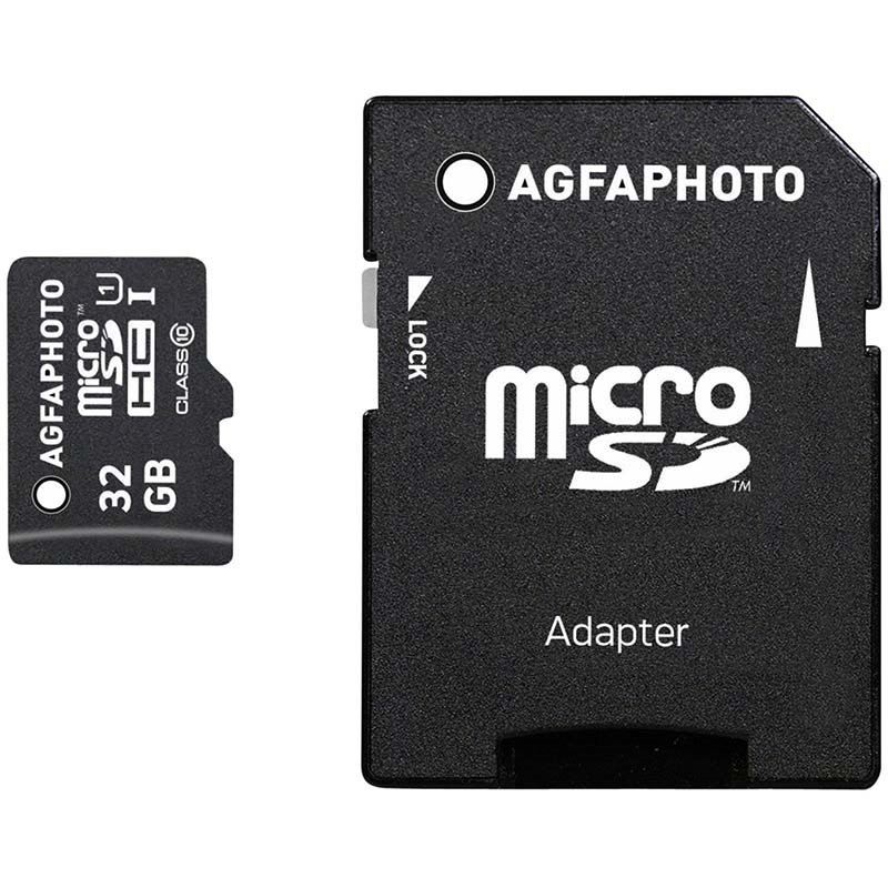 Carte mémoire MicroSDHC AgfaPhoto de 32Go