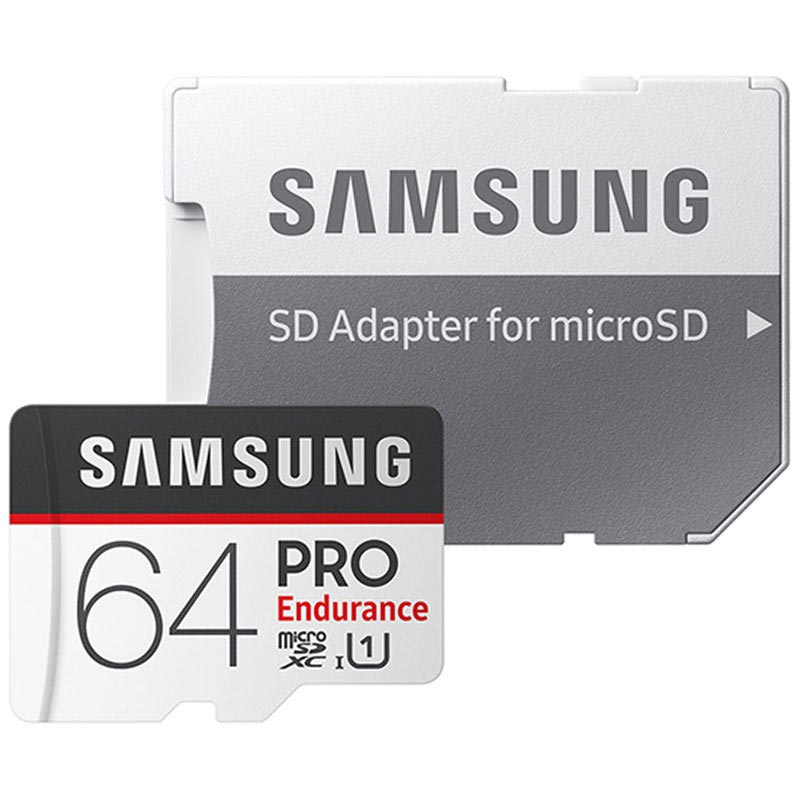 Carte mémoire MicroSDHC/MicroSDXC Samsung Pro Endurance de 64Go