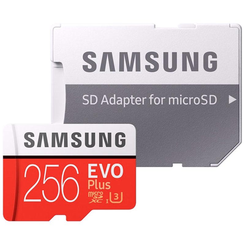Carte mémoire MicroSDXC Samsung Evo Plus de 256Go