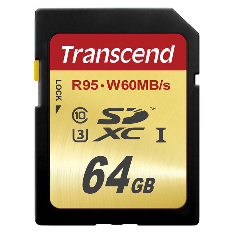 Carte mémoire SDXC Transcend Ultimate de 64Go