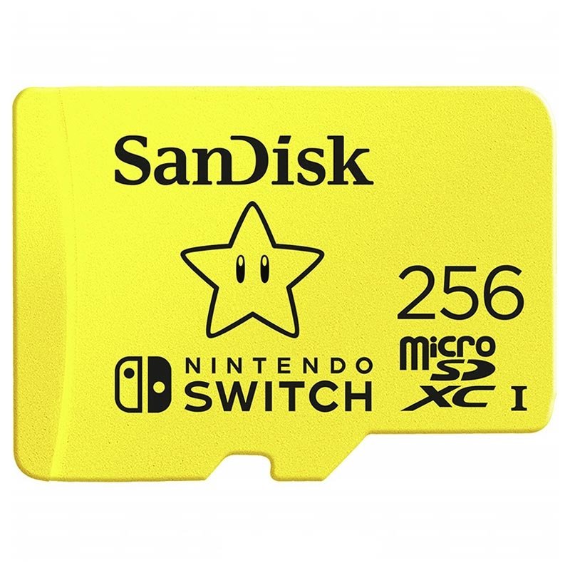 Carte MicroSD SanDisk Nintendo Switch de 256Go