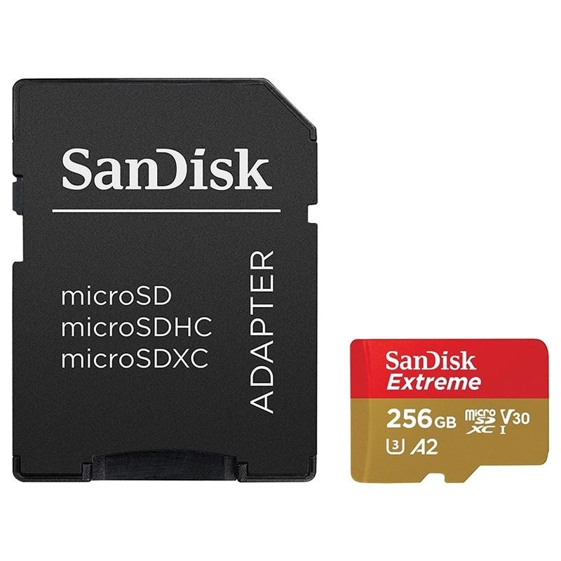 Carte MicroSDXC SanDisk Extreme UHS-I de 256Go