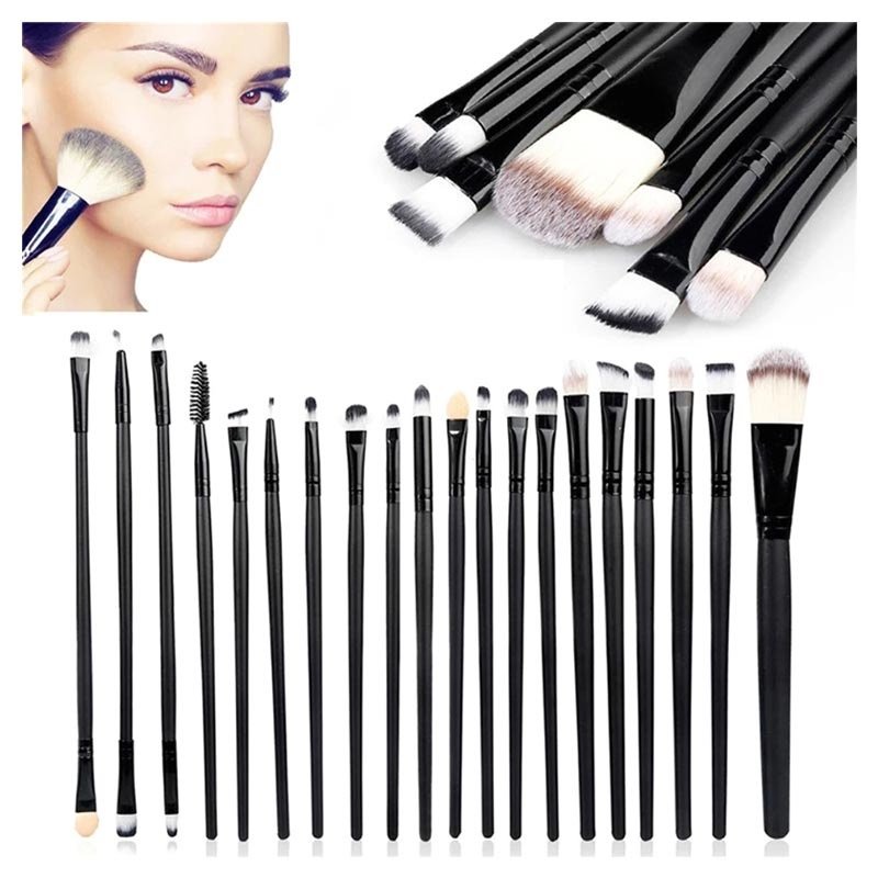 Set cosmétique de maquillage avec 20 pinceaux