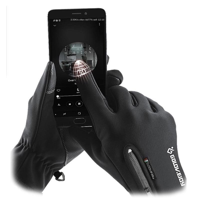 Gants d'hiver tactiles Golovejoy DB03 Gants d'hiver tactiles Golovejoy DB03 noirs