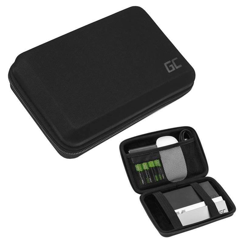 Organisateur d'accessoires Green Cell PowerCase noir