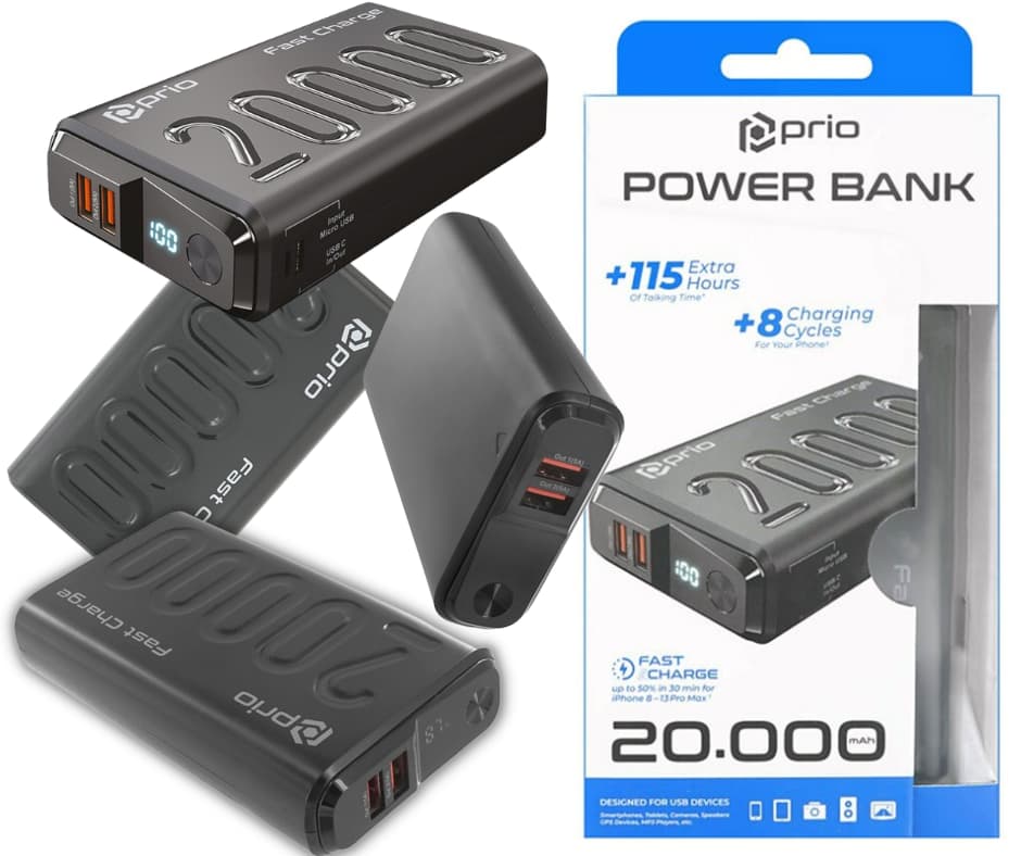 Batterie externe Prio Fast Charge Power bank Prio Fast Charge
