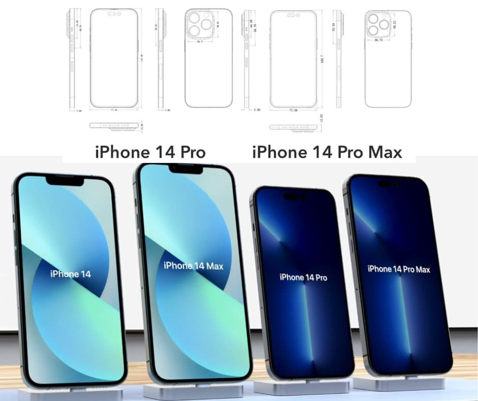 Modèles de la série iPhone 14 Tous les modèles de la série iPhone 14