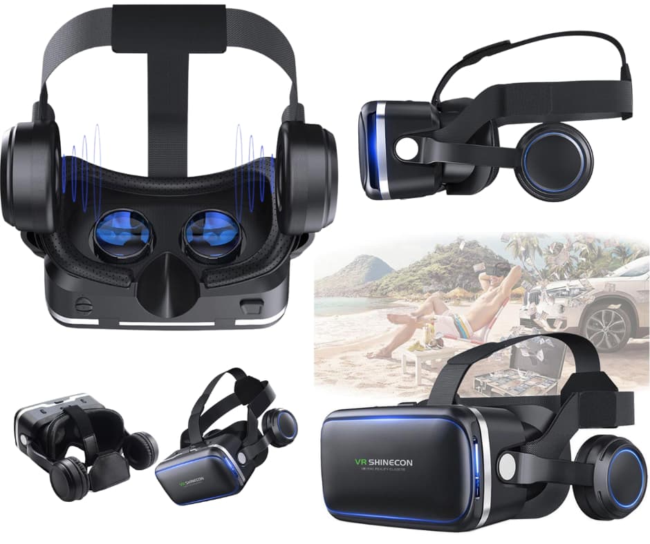 Casque de réalité virtuelle 3D Shinecon 6 Generation G04E Casque VR 3D Shinecon 6 Generation G04E