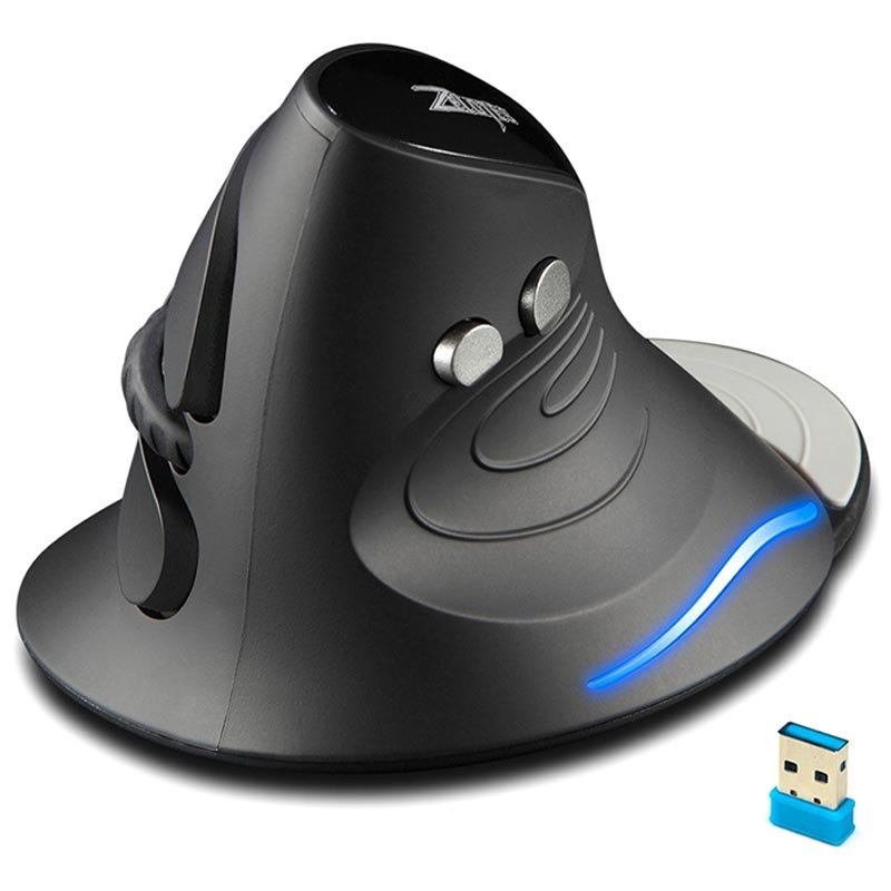 Souris de jeu sans fil verticale Zelotes F-17 Souris de jeu sans fil Zelotes F-17