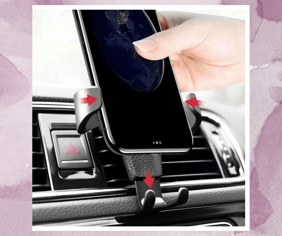 Support de téléphone pour voiture noir Support pour voiture noir