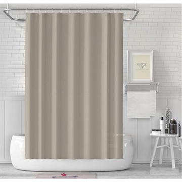 006 Rideau de douche PEVA - 180x180cm - Beige