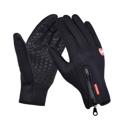 Gants Tactiles Coupe-Vent B-Forest - L - Noir