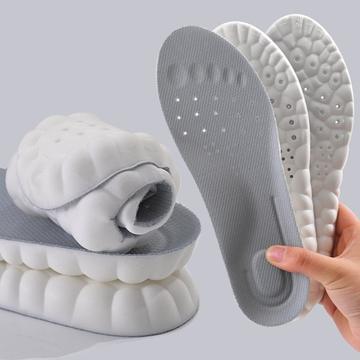 1 paire de semelles respirantes pour chaussures, bottes et baskets - 4D